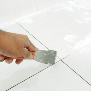 tile re-grouting process