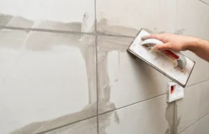 grouting tile